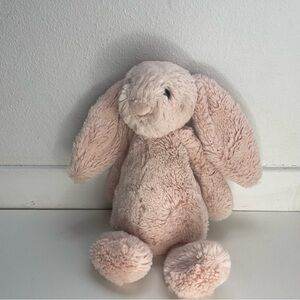 Jellycat Bashful Blush Pink Bunny size Medium 12”